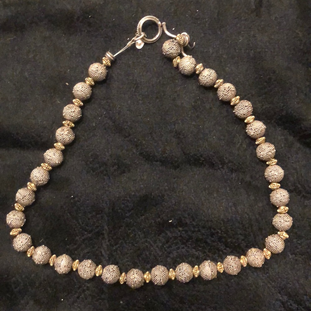 ELLIS design Gold/Silver beauty Ball Necklace